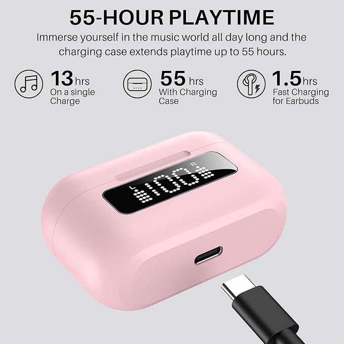 TOZO NC3 Hybrid Active Noise Cancelling Wireless Earbuds - Image 2