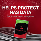 Seagate IronWolf Pro, 8 TB, Enterprise NAS Internal HDD –CMR 3.5 Inch, SATA 6 - Image 3