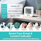 Indoor Humidity Meter Hygrometer 4Pack, Room Thermometer - Image 3