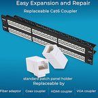 Rapink 48 Port Cat6 Patch Panel - Image 3