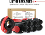 Barbell Clips 1 Inch Quick Release Weight Clamps 0.9-1.18inch Multi-Size - Image 6