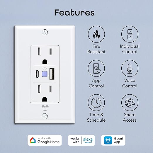 Geeni Current Smart Wi-Fi Outlet - Image 2