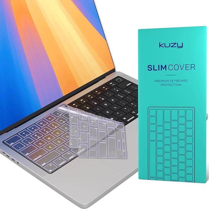 Kuzy Purple Premium MacBook Pro 14 inch Keyboard Cover M4 16" 2025 2024 2023 M3 by KuzyProducts