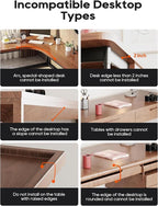 Desk Side Laptop Holder, Desk Side Storage, No Drill Side Desk Organizer - Image 8