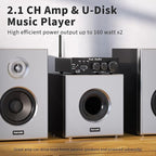 Fosi Audio BL20C Bluetooth 5.0 Stereo Audio Receiver Amplifier 320 Watts 2.1 CH - Image 3