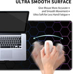 Hexagon Honeycomb Large Mouse Pad, Gaming Keyboard Desk Pad, Extended Mouse Mat - Image 5