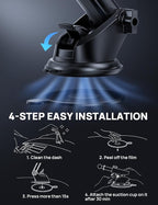 Dashboard Phone Holders for Your Car, Car Cell Phone Holder, Rotatable Suction - Image 6