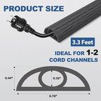 Floor Cord Cover for Wires on Floor Self Adhesive Cord Hider Floor Cable - Image 6