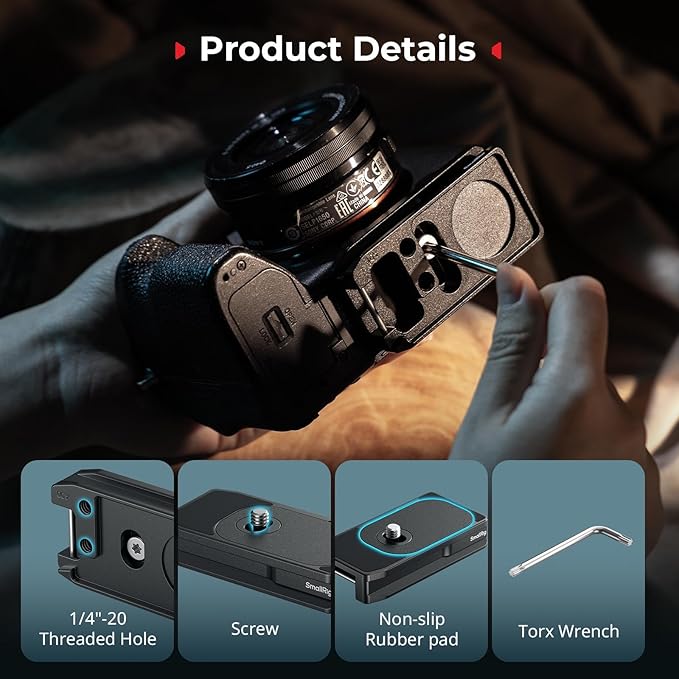 SmallRig Universal Mount Plate for AirTag, for SmartTag2, Quick Release Camera - Image 7