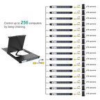 MT-VIKI 19'' LCD KVM Console, 16 Port VGA KVM Switch - Image 7