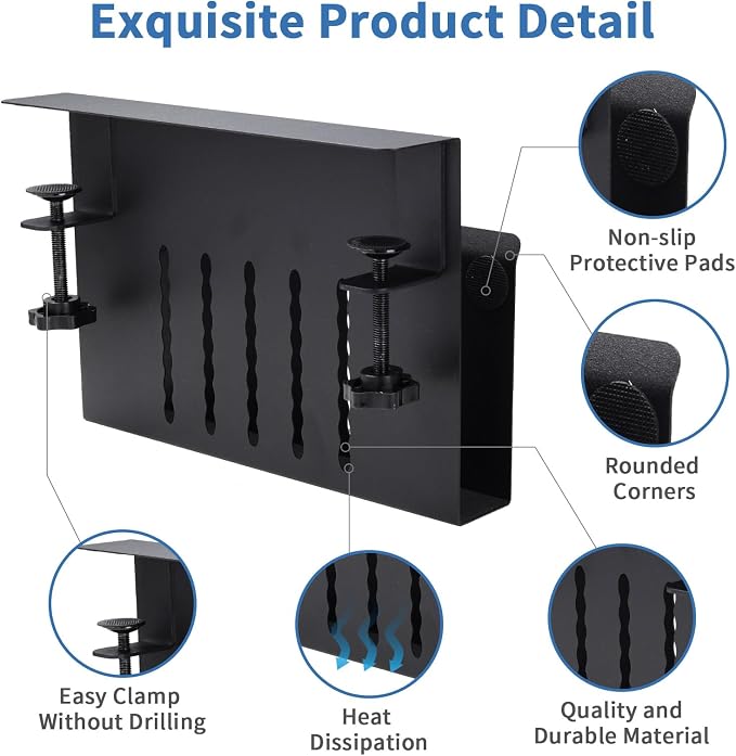 Desk Side Storage, Desk Laptop Holder - Image 6