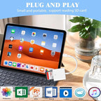 iPhone SD Card Reader USB C, Digital Camera Adapter iPhone 16, Trail Camera SD - Image 4