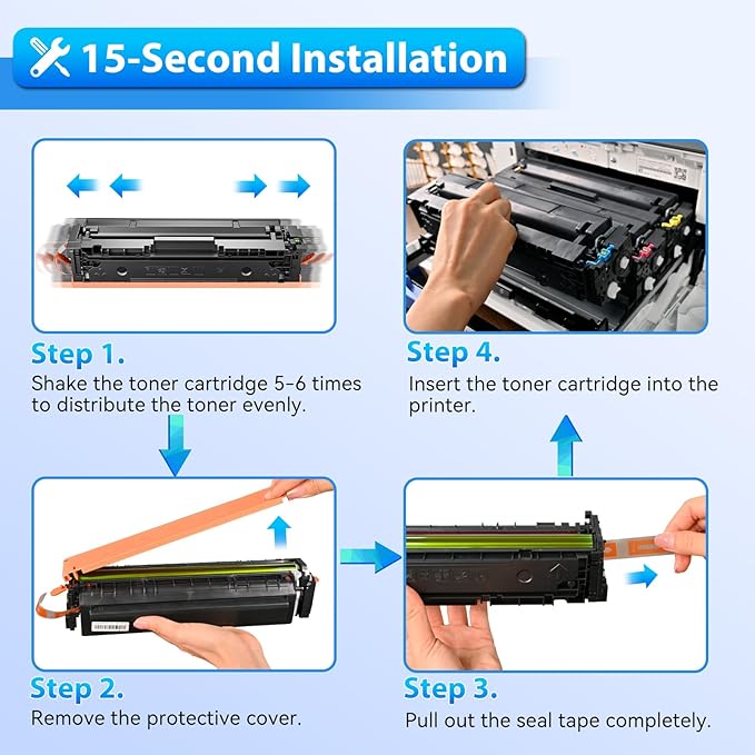 218A Toner Cartridges 4 Pack - Image 8