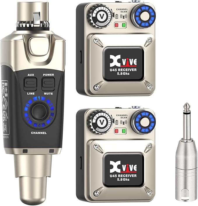 Xvive U45R2 Wireless in-Ear Monitor System Set by Xvive