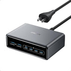Anker Prime Charger, 200W 6-Port GaN Charging Station, USB-C PD Fast Charging by Anker