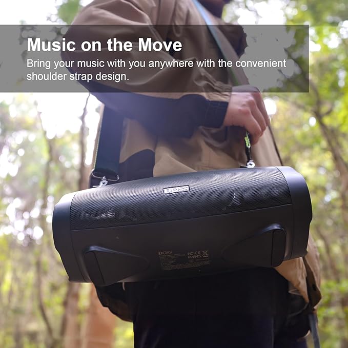 DOSS Extreme Boom Pro D100 Bluetooth Speaker - Image 3