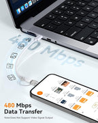Temdan 4 Pack Lightning to USB C Adapter - Image 3