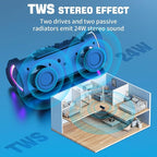 Vanzon Bluetooth Speakers V40 Portable Wireless Speaker V5.0 - Image 4