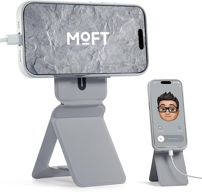 MOFT Phone Stand, Magnetic Phone Tripod Stand Stain-Resistant MOVAS Leather & by MOFT