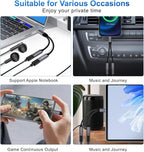 USB C Splitter，2 in 1 USB C Headphone and Charger Adapter Audio Dongle Cable - Image 8