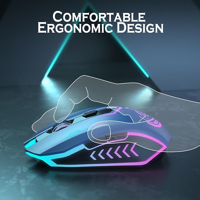 UHURU Gaming Mouse, Wireless Gaming Mouse - Image 6