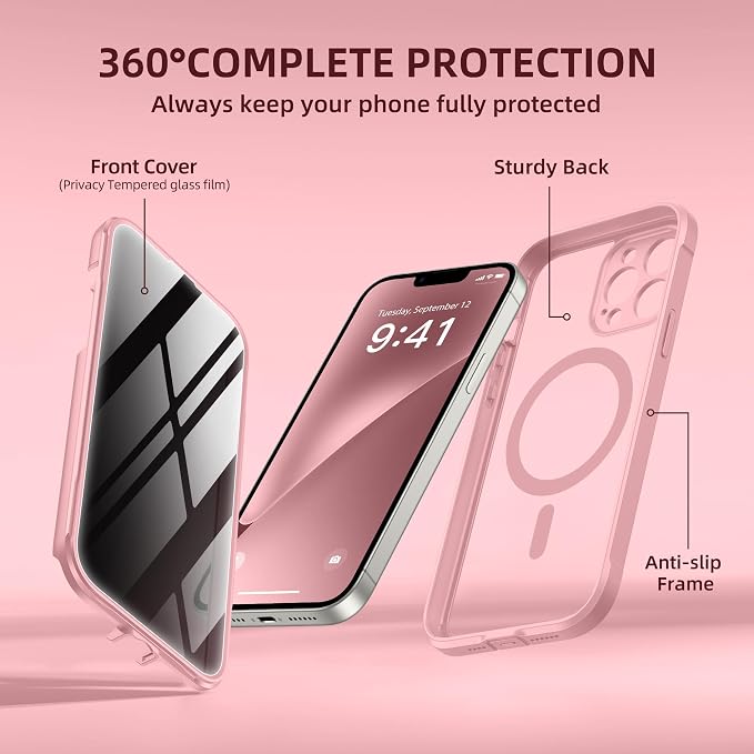 BERFY Magnetic for iPhone 13 Pro Max Case, Compatible - Image 8
