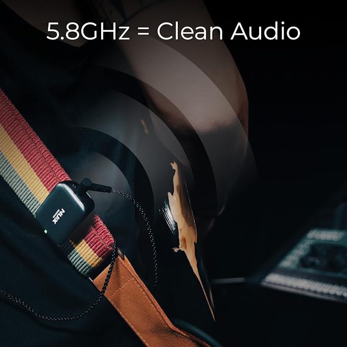 NUX B-7PSM 5.8 GHz Wireless in-Ear Monitor System, Stereo IEM, Charging Case - Image 5