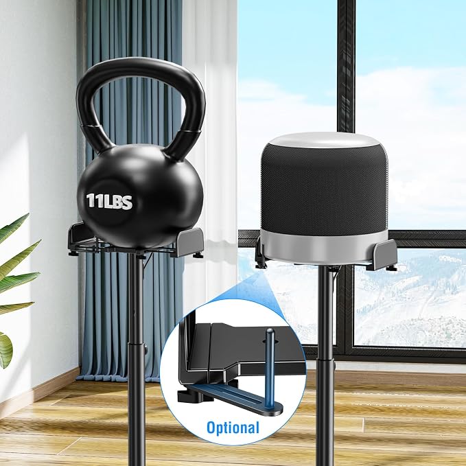 MOUNTUP Universal Speakers Stands Pair 34" to 43.3" Height Adjustable Holds - Image 7