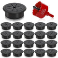 20 Pack Desk Grommets, 2 Inch Desk Cable Hole Cover by Covzoe