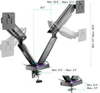 ARES WING RGB Dual Monitor Arm for 17-38" Ultrawide Screens, Holds 35.2lbs - Image 9