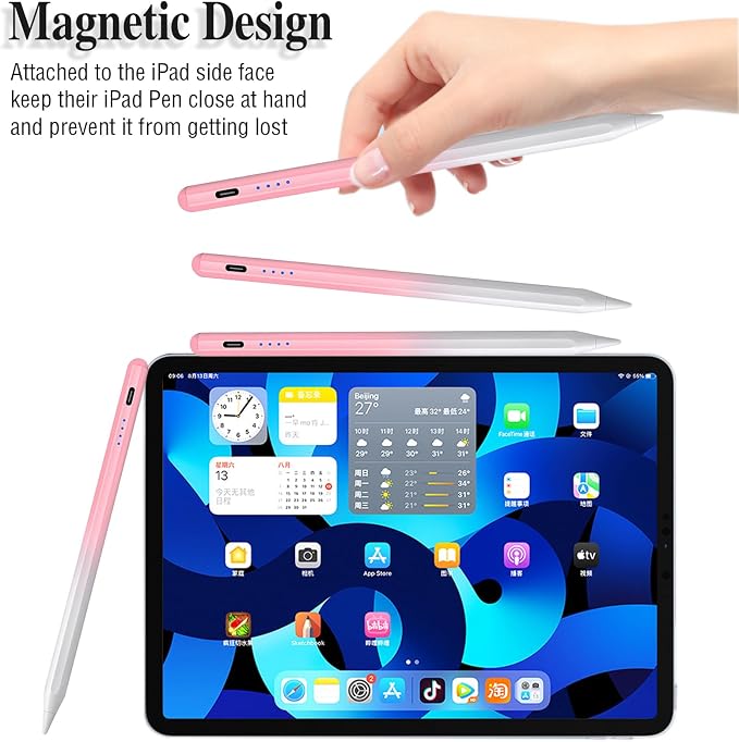 Stylists Pens for Touch Screens, Rechargeable Active Magnetic Stylus Pens - Image 5