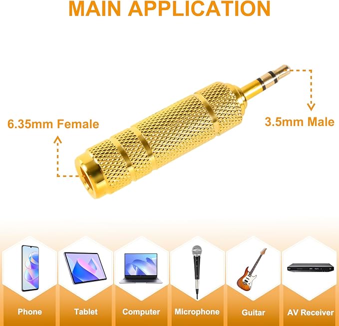 4 Pack Headphone Jack Adapter - Image 2