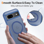 Magnetic for Google Pixel 8a Case, Shockproof Slim Translucent Matte Anti-Slip - Image 5