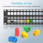 48 Port Blank Keystone Patch Panel - Image 4