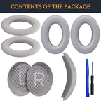 SOULWIT Ear Pads Cushions + Headband + Silicone Earpads Cover Protector - Image 3