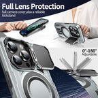 Camera Stand Case for iPhone 12 Pro Max, 2024 Version Military Grade Protective - Image 3