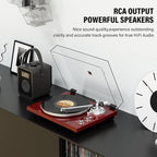Belt Drive Turntable for Vinyl Record Player, Connect - Image 6