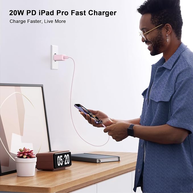 Matsusho iPhone 16 15 Charger Fast Charging 10 FT, 2 Pack 20W USB C Wall Charger - Image 7
