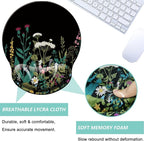 Mouse Pad with Wrist Support, Ergonomic Mouse Pad with Memory Foam Wrist Rest - Image 3