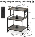 Lauren&Harold 34'' Printer Stand - Image 7