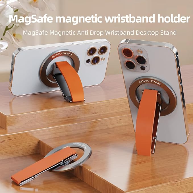 Magnetic-Phone-Grip-Stand, Magnetic Phone Ring Holder Kickstand - Image 2