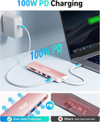 Acer USB Hub, 7 in 1 USB C to HDMI Multi-Port Adapter, 2 USB 3.1 GEN1 and 5Gbps - Image 3