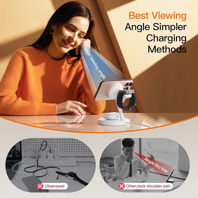 2025 3 in 1 Charging Station for Apple iPhone AirPods Watch - Image 4