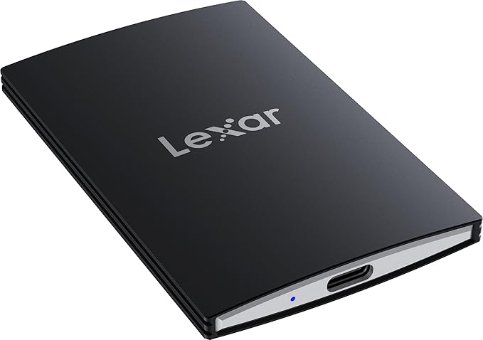Lexar 2TB SL500 Portable SSD, Compatible w/Type-C Laptops, iPhone 15/16 by Lexar