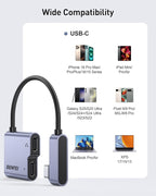 BENFEI USB C Splitter 1 in 2 Out Dual USB C Audio Jack Adapter - Image 6
