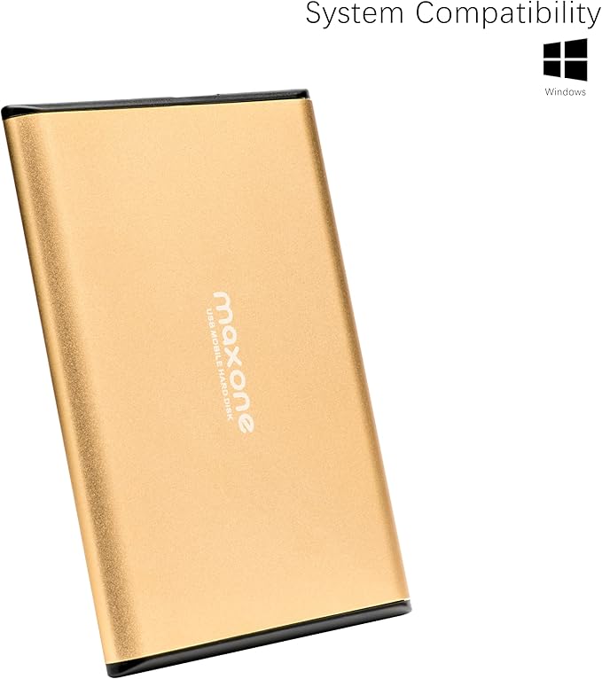 Maxone 500GB Ultra Slim Portable External Hard Drive HDD USB 3.0 Compatible - Image 3
