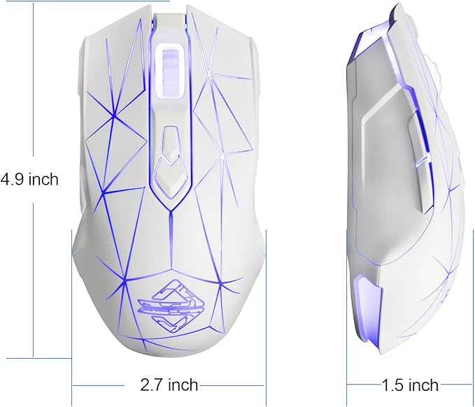 FIRSTBLOOD ONLY GAME. AJ52 Watcher RGB Gaming Mouse, Programmable 7 Buttons - Image 4