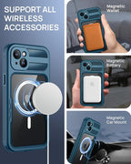 Lanhiem Magnetic for iPhone 15 Case, IP68 Waterproof Dustproof Case, Full Body - Image 3