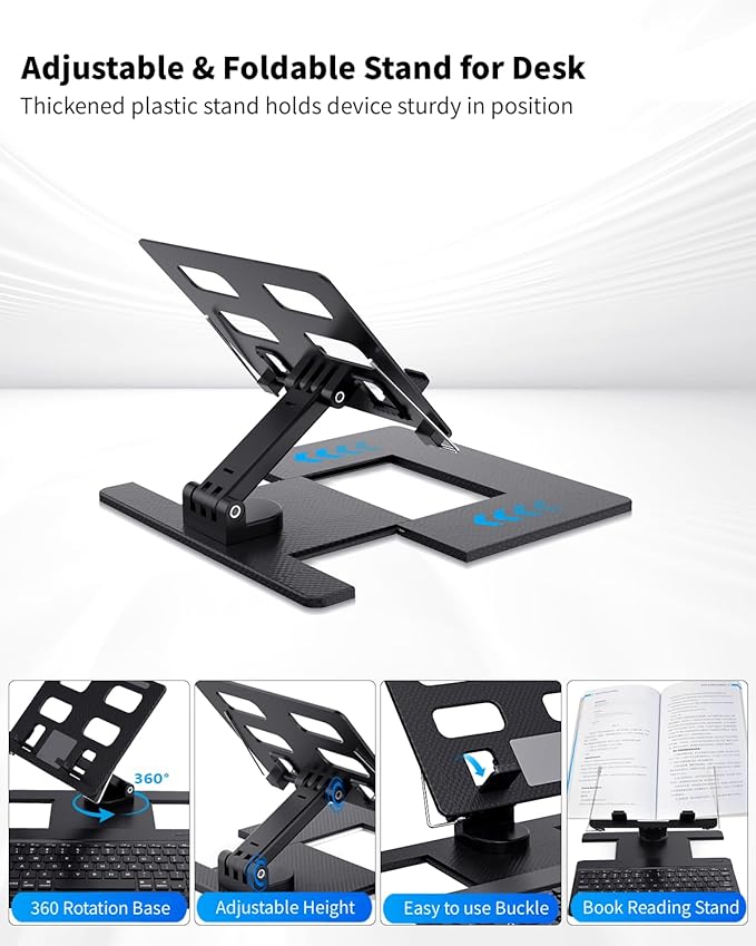 Desk Stand and Bluetooth Keyboard Combo - Image 5
