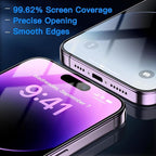 Uyiton Anti-Blue Light for iPhone 14 Pro Max Screen Protector - Image 2